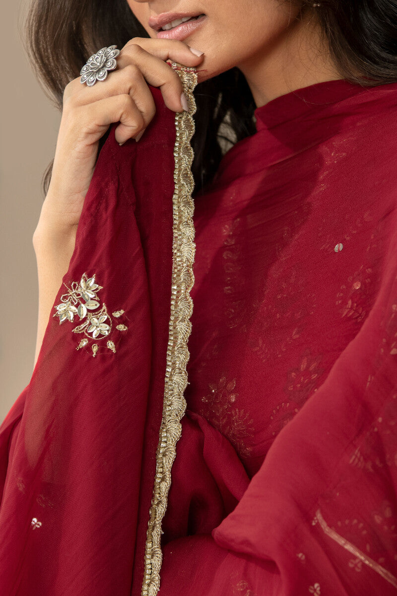Zubeida Jahanzeb Organza Dupatta