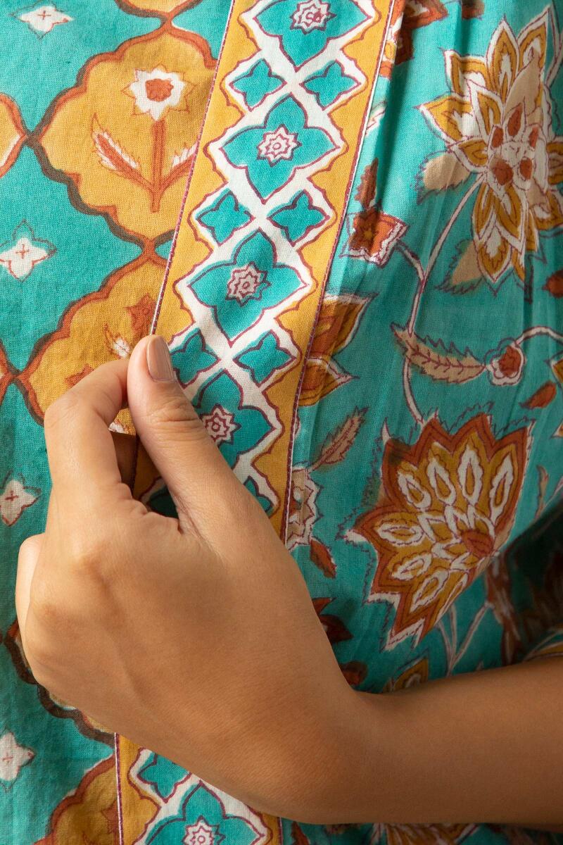Gauhar Sahira Block Printed Kimono