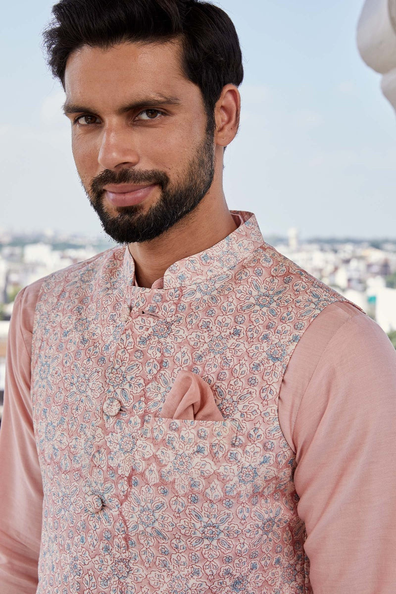 Zameer Chanderi Nehru Jacket