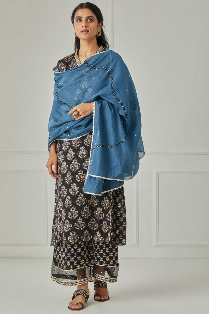 Zubeida Farheen Cotton Silk Dupatta
