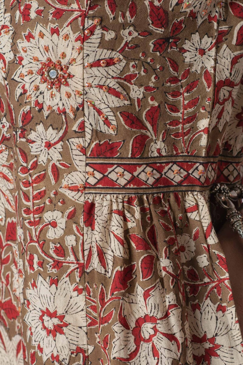 Sehra Mehr Bagru Kurta