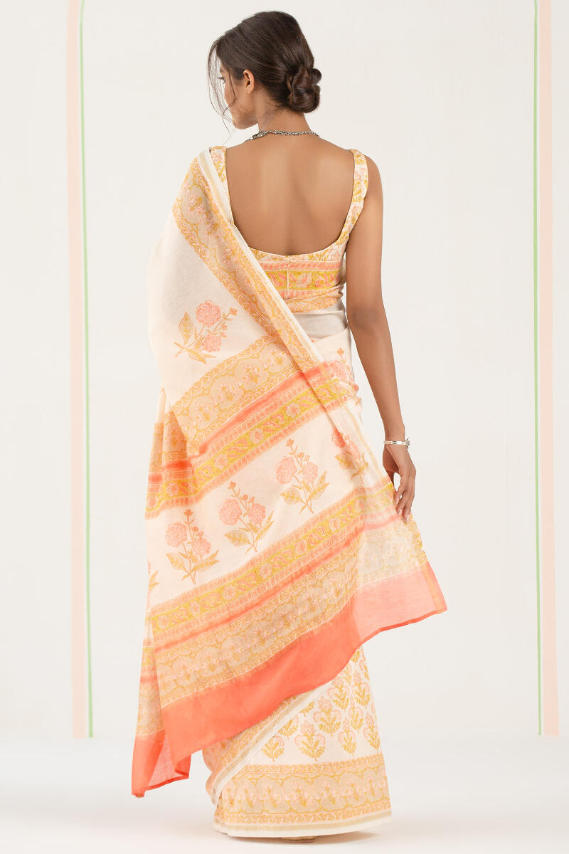 Gulbarg Nashmia Chanderi Saree