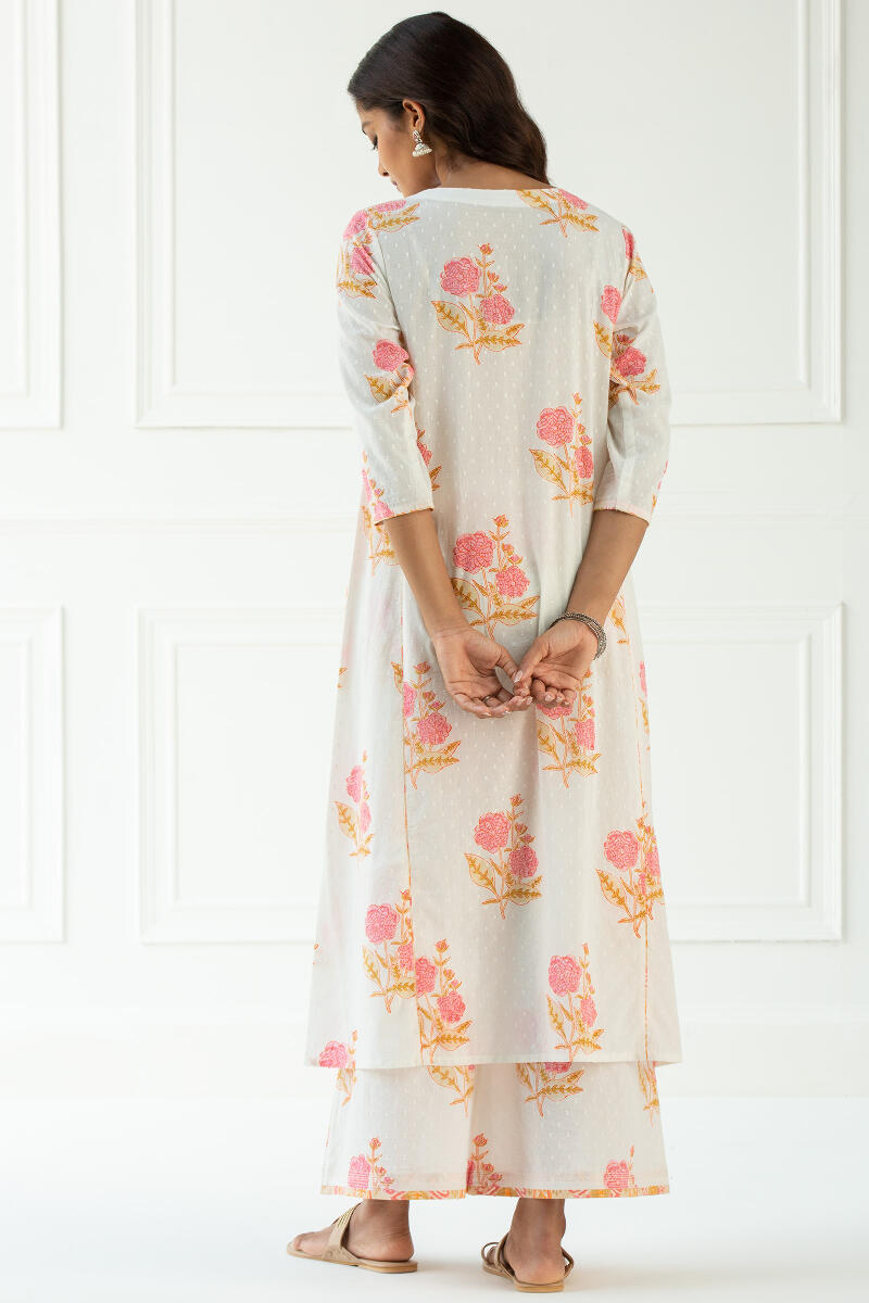 Nazm Jiya Block Printed Kurta