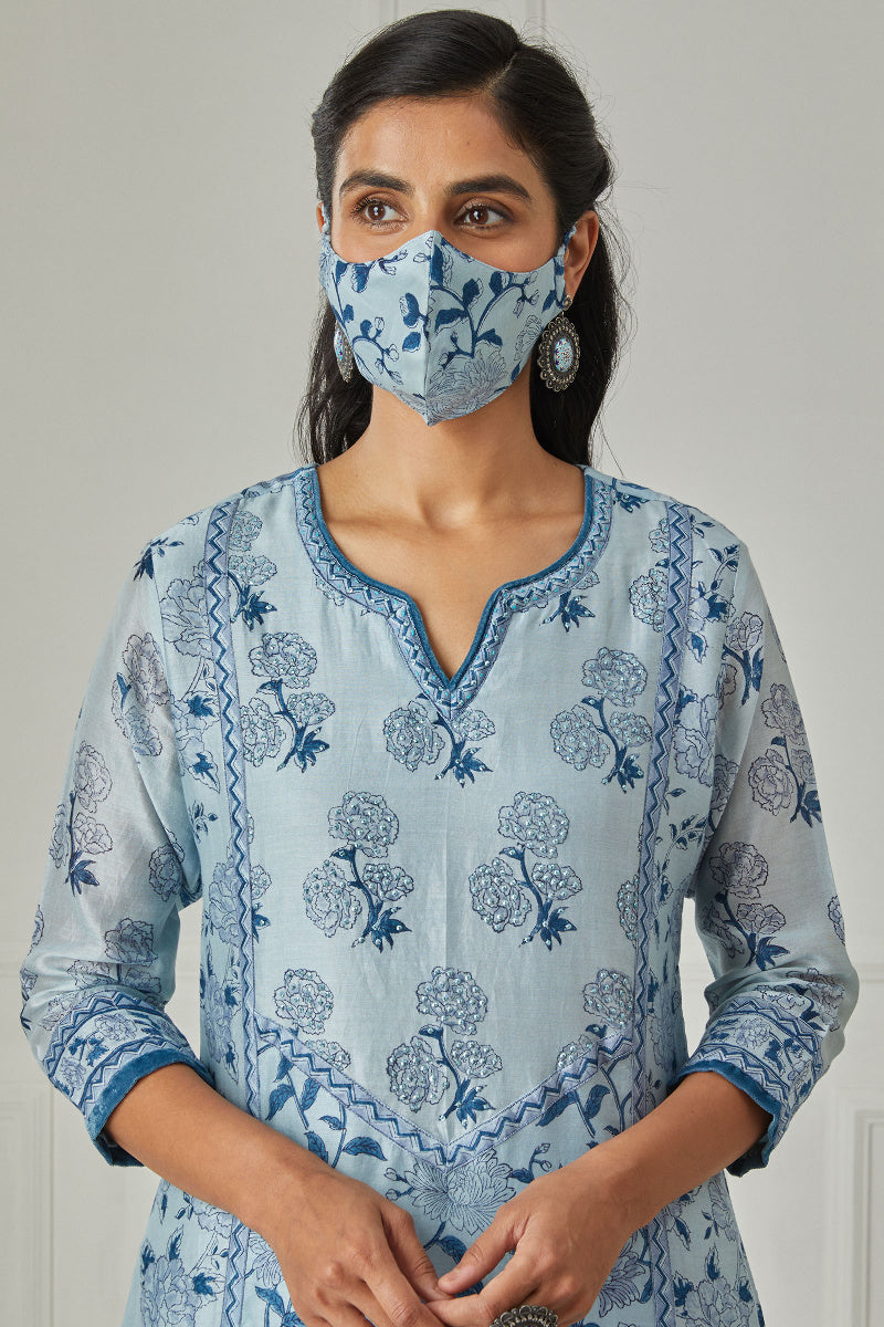 Zubeida Shazia Chanderi Kurta