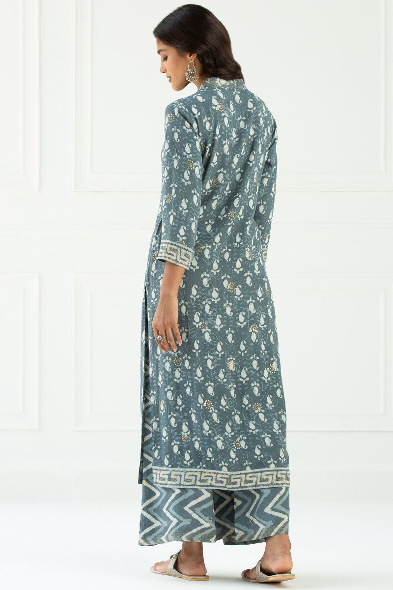 Sehra Mahin Shantung Kurta