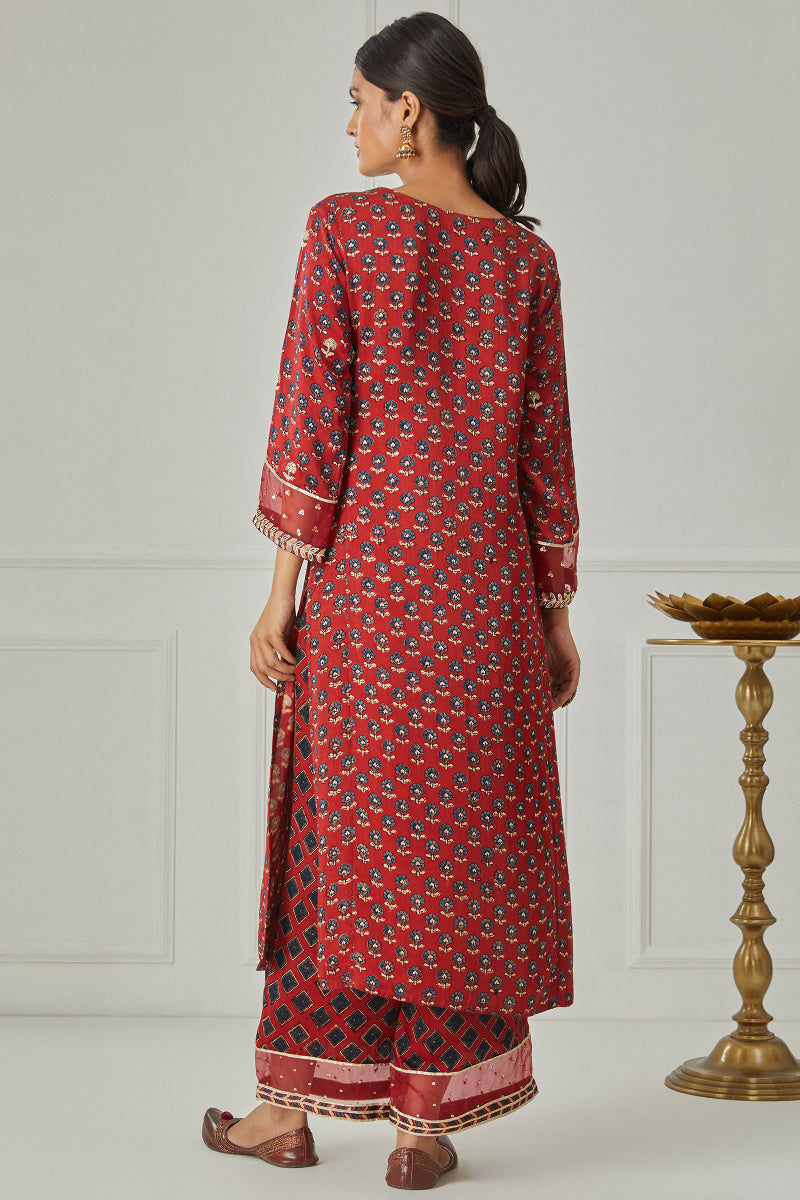 Zubeida Fizah Ajrak Modal Kurta