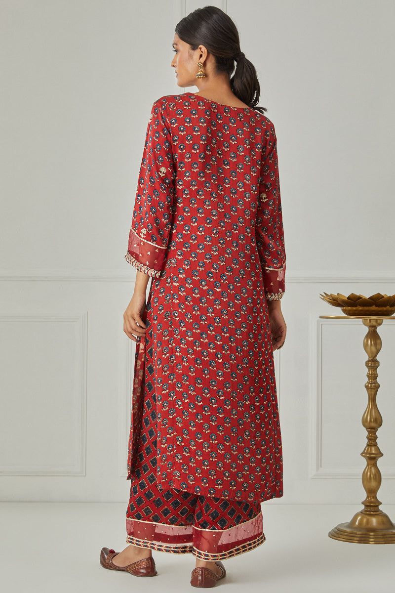 Zubeida Fizah Ajrak Modal Kurta
