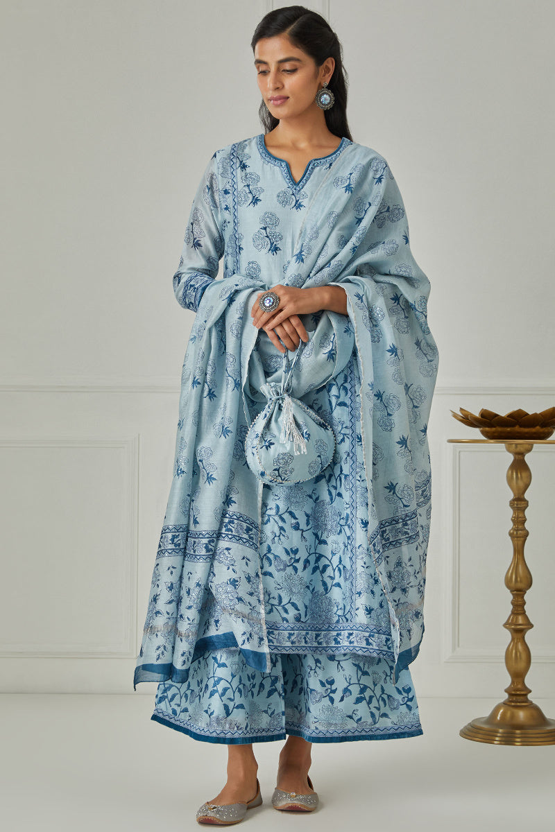 Zubeida Shazia Chanderi Kurta