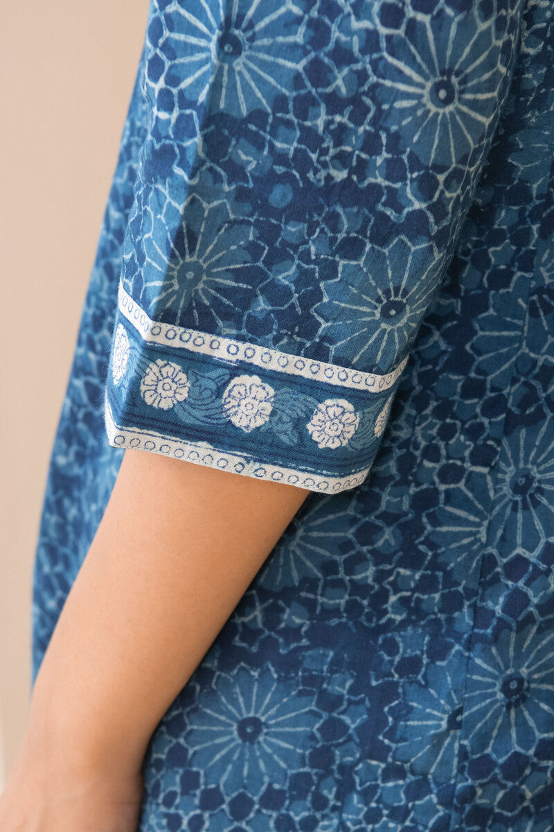 Sehra Nosheen Indigo Top