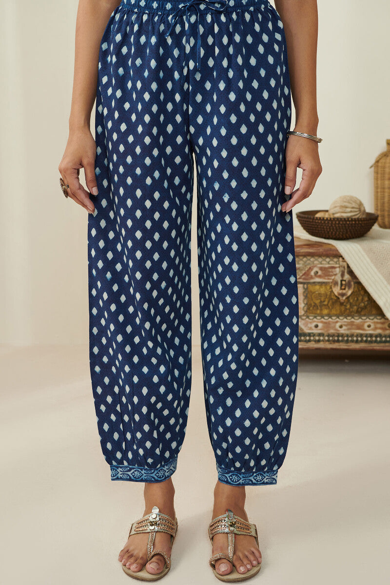 Sehra Mehnaz Indigo Izhaar Pants