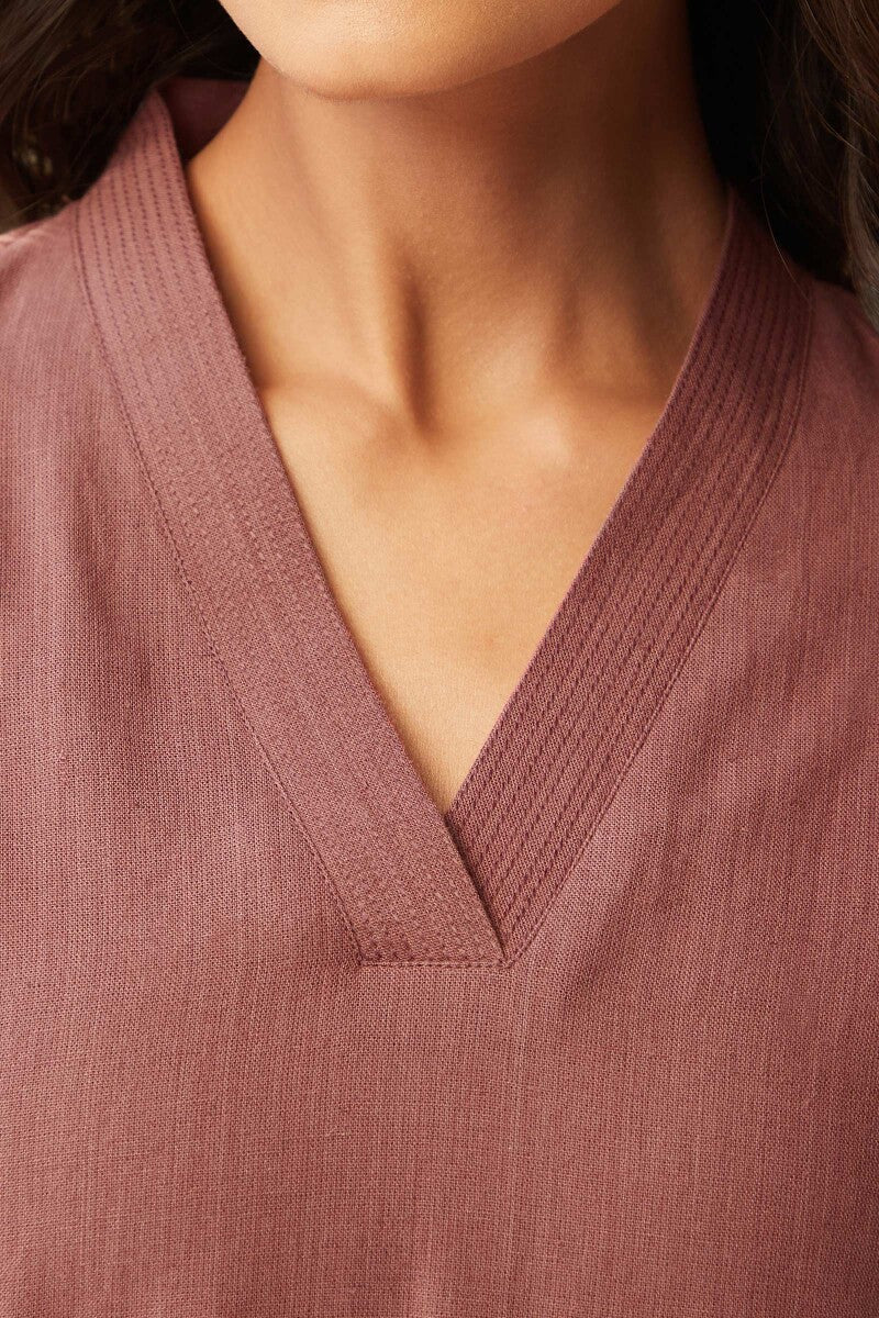 Roza Seher Red Kurta