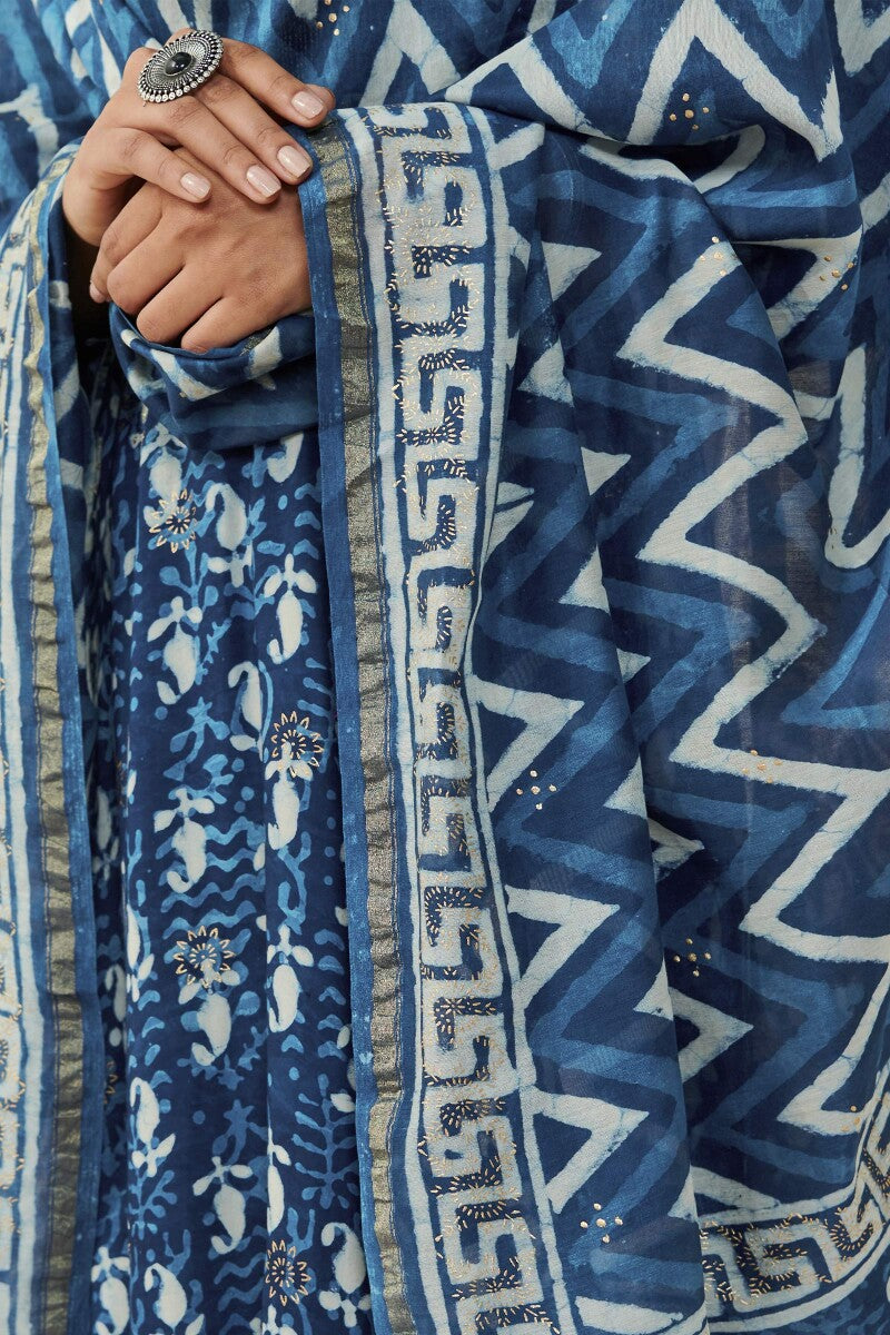 Sehra Asmara Dabu Chanderi Dupatta