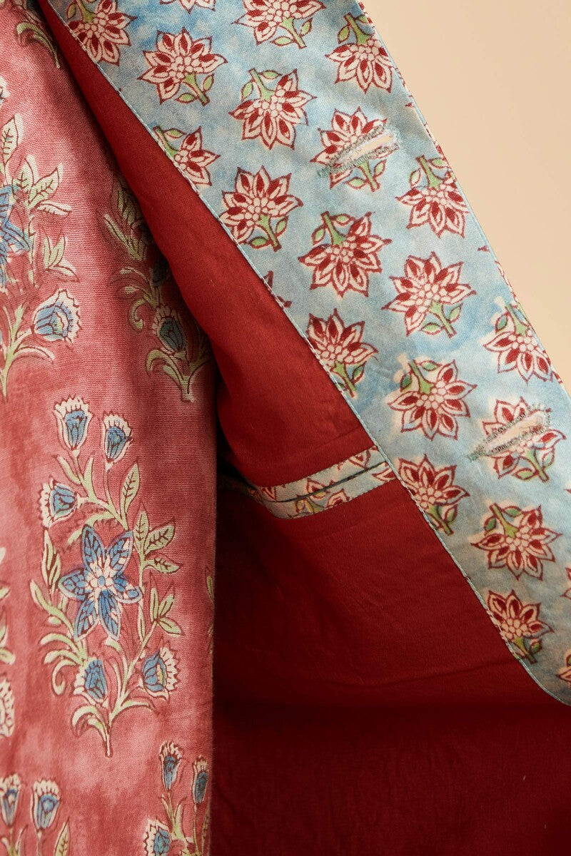 Shirin Zunair Sanganeri Chanderi Nehru Jacket