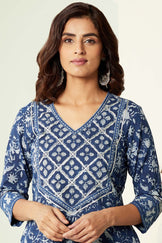 Sehra Saba Indigo Kurta