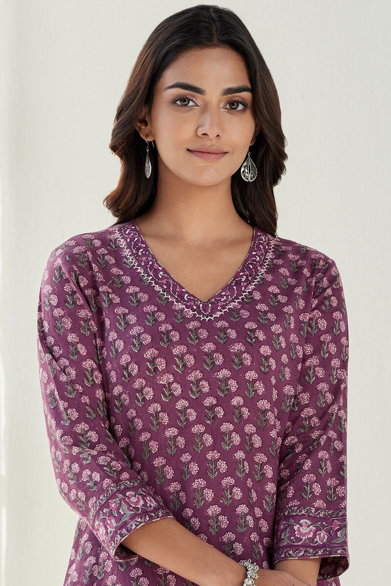 Nasrine Rabiah Sanganeri Kurta