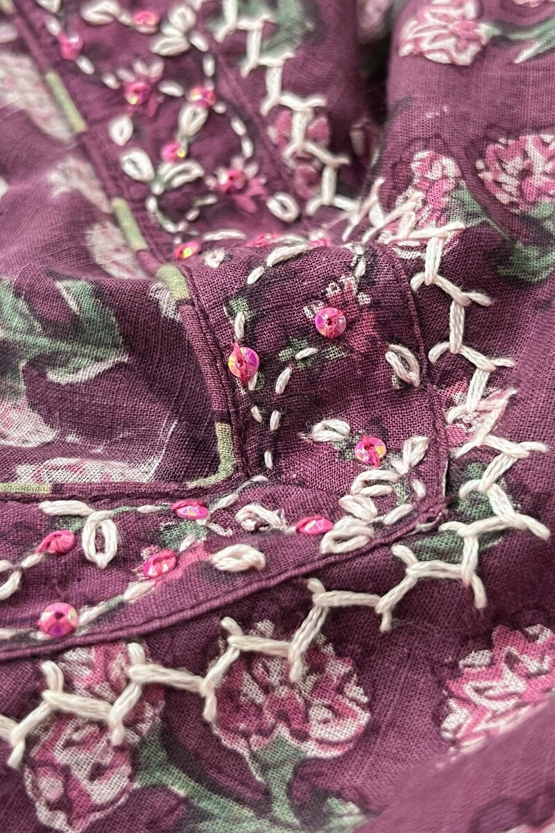 Nasrine Rabiah Sanganeri Kurta