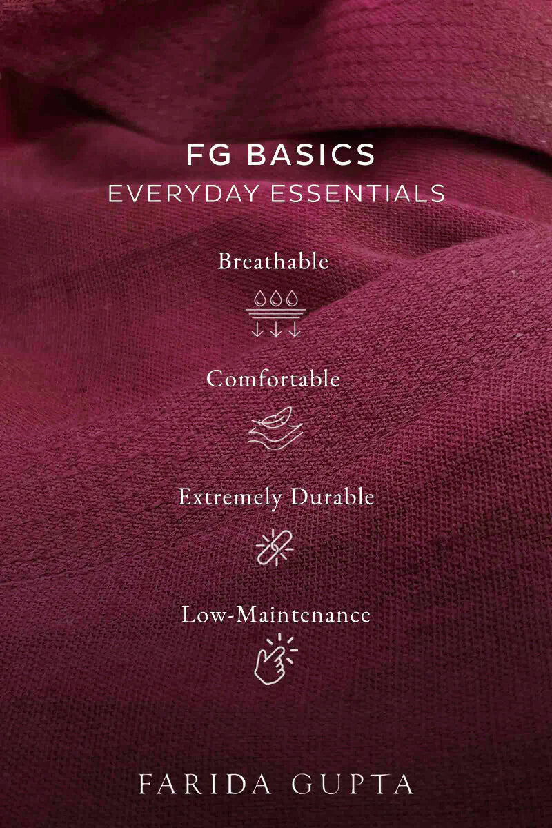 Surplus: Roza Seher Raspberry Pink Kurta