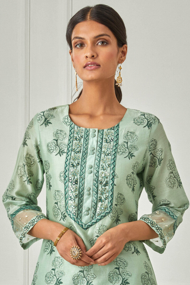 Zubeida Ruksana Chanderi Kurta