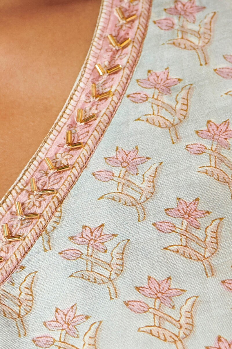 Shirin Asfara Sanganeri Modal Kurta