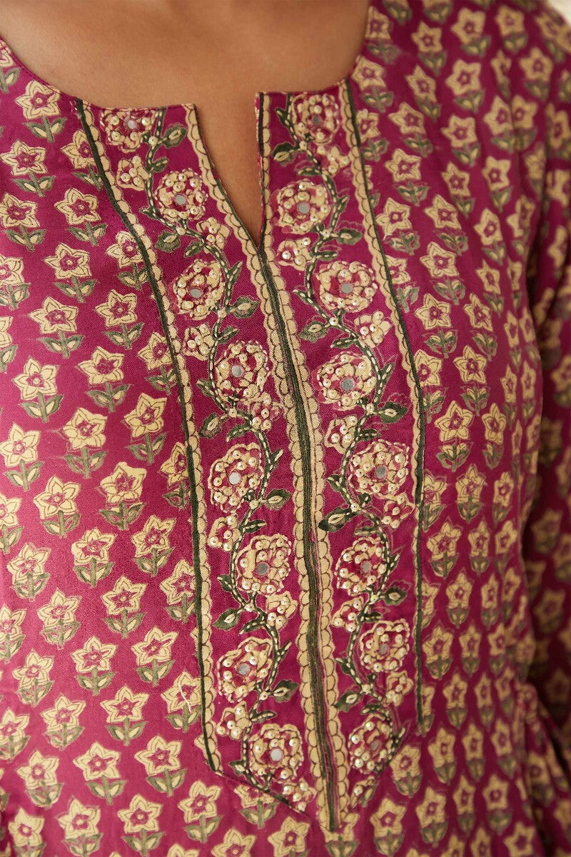Mehrunissa Zenia Sanganeri Modal Kurta