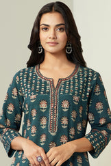 Sehra Kiara Bagru Kurta