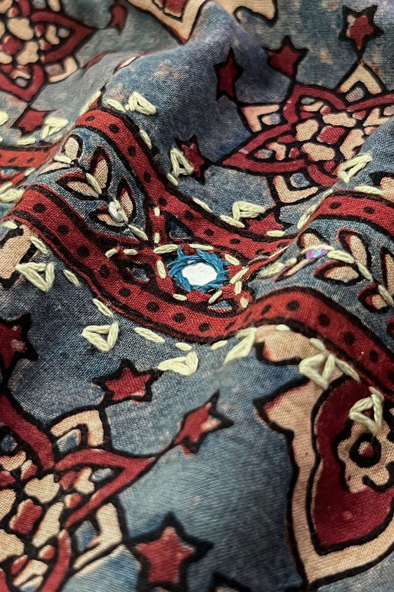 Sehra Shirin Ajrak Top