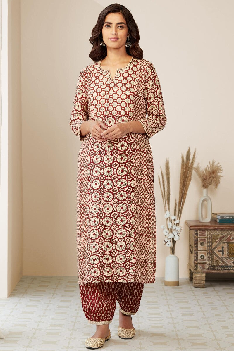 Sehra Seerat Bagru Kurta