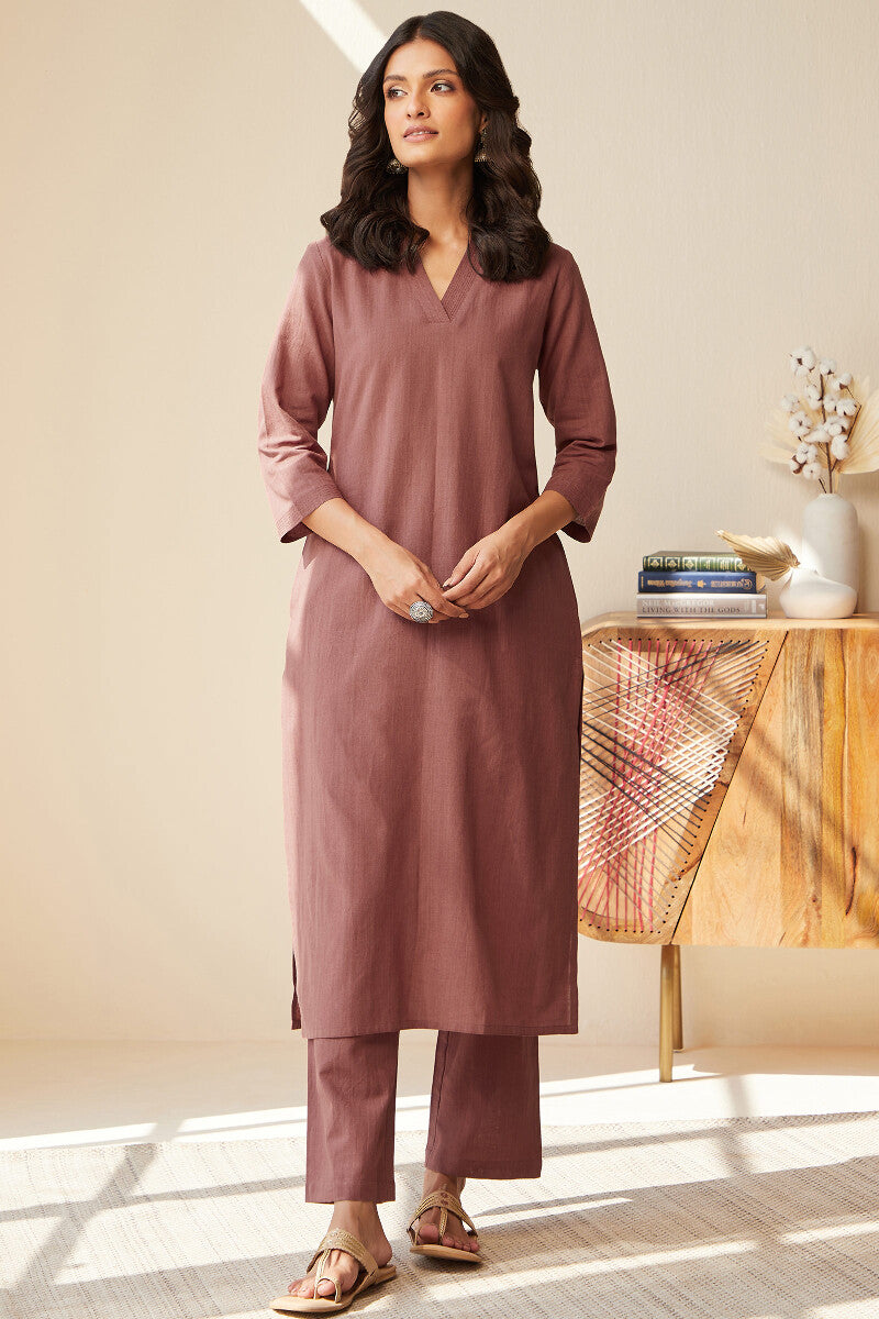 Roza Seher Red Kurta