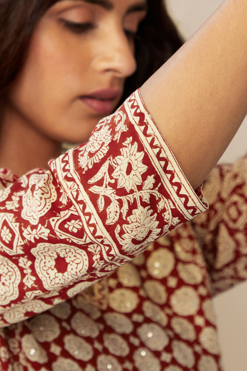 Sehra Seerat Bagru Kurta