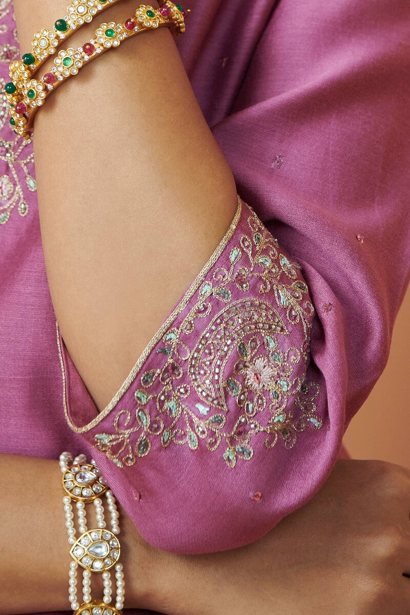 Shirin Aiza Chanderi Kurta