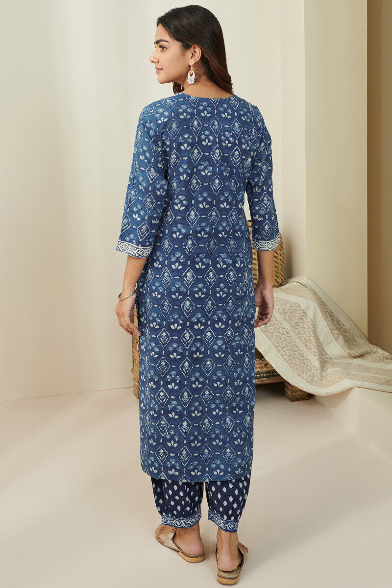 Sehra Mehnaz Indigo Kurta
