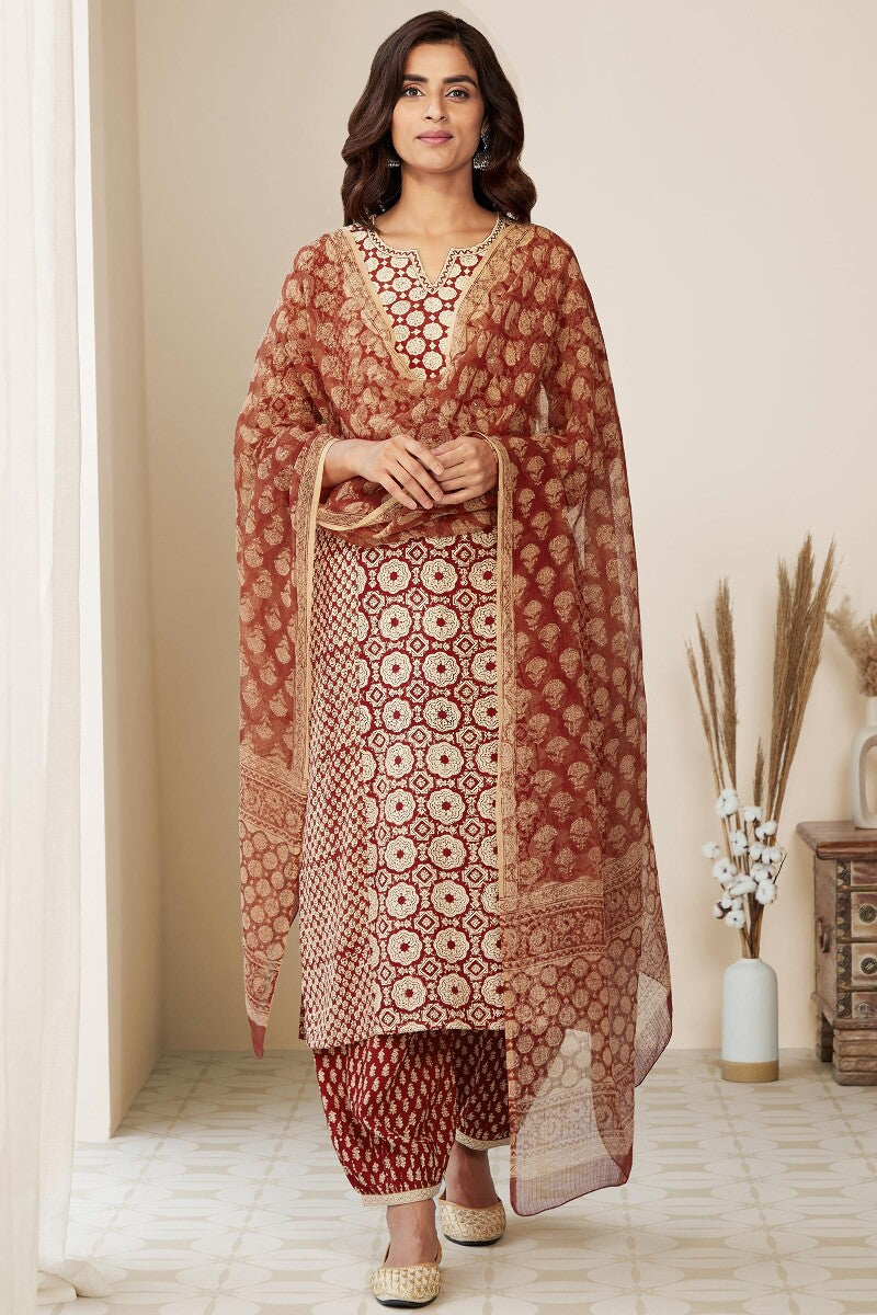 Sehra Seerat Bagru Kurta