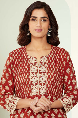 Sehra Inaya Bagru Kurta