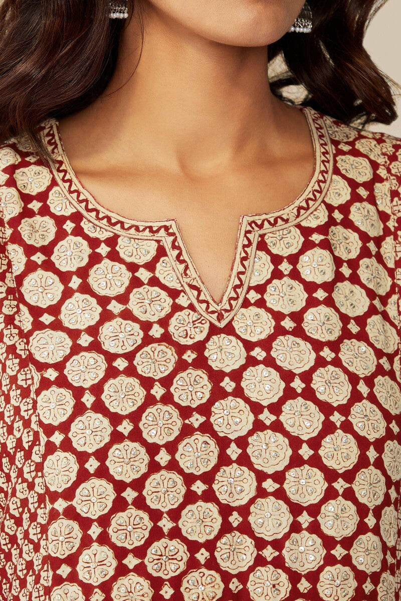 Sehra Seerat Bagru Kurta