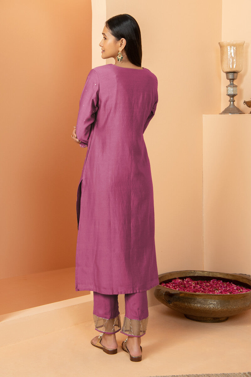 Shirin Aiza Chanderi Kurta
