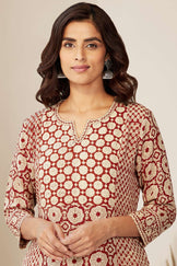 Sehra Seerat Bagru Kurta