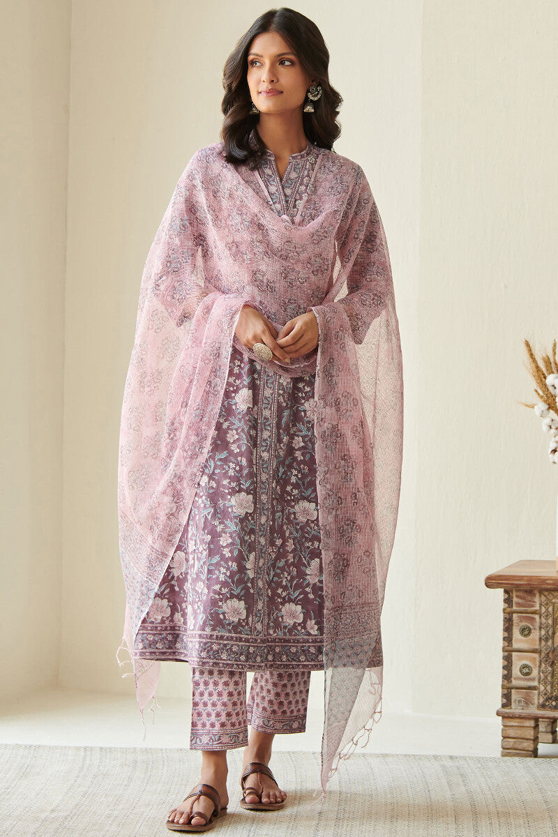 Gulshan Bagh Ruhi Sanganeri Narrow Pants