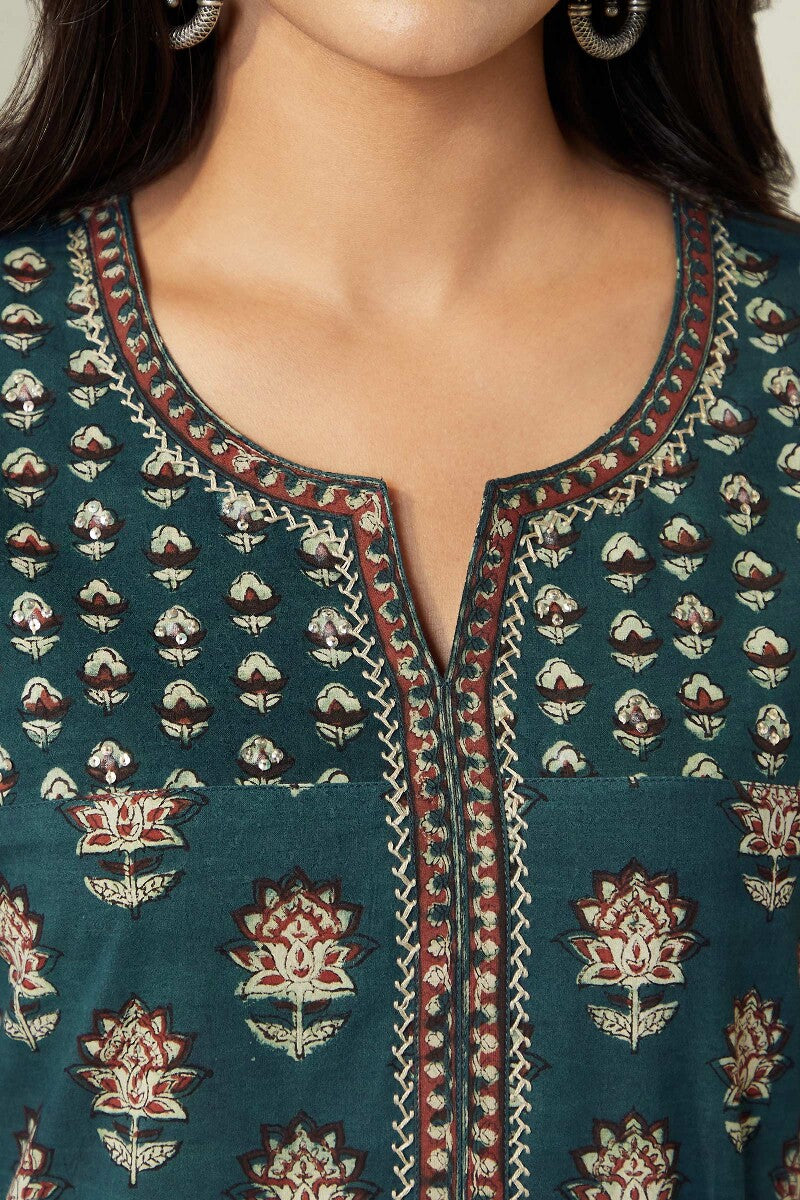 Sehra Kiara Bagru Kurta