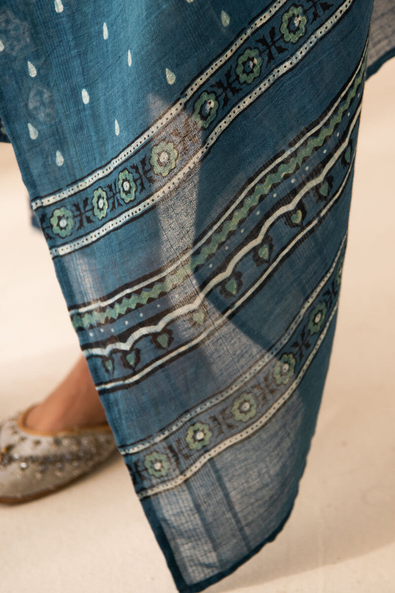 Sehra Zara Ajrak Dupatta
