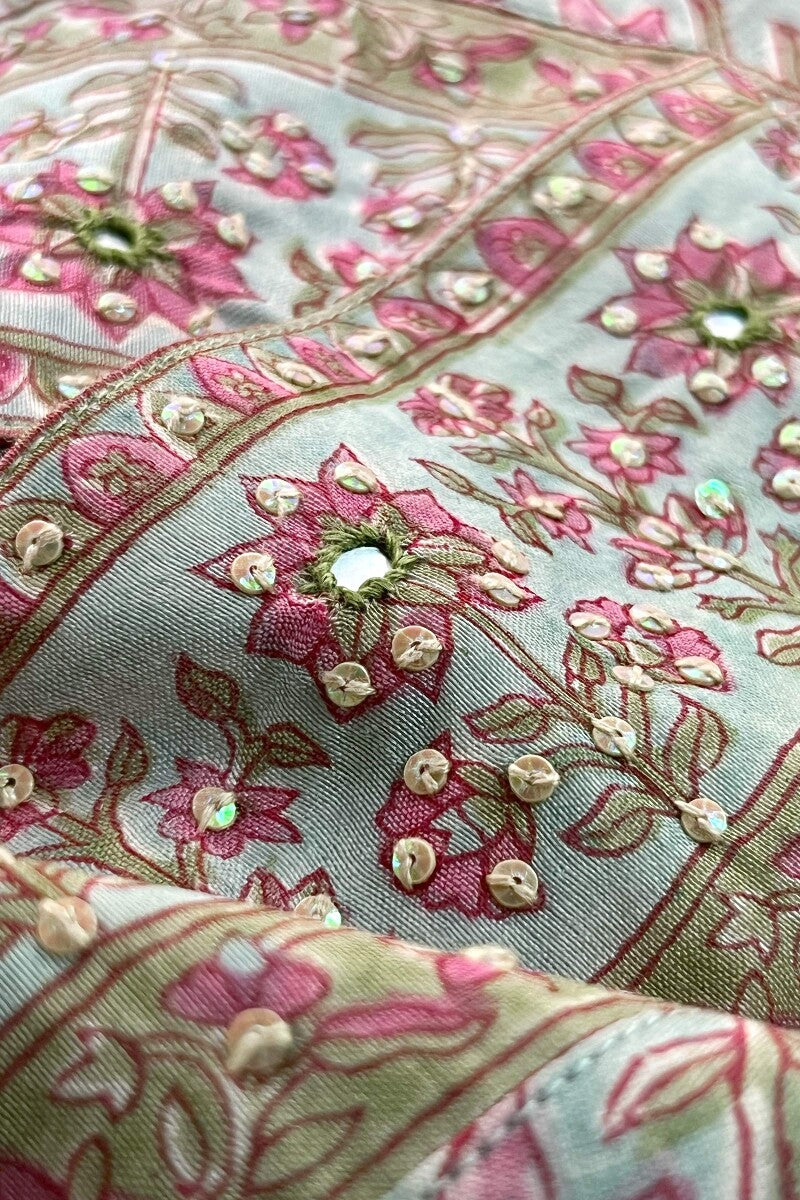 Mehrunissa Shazia Chanderi Kurta