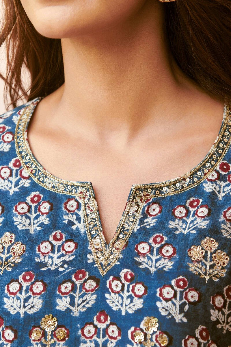 Mehrunissa Zunaira Chanderi Kurta