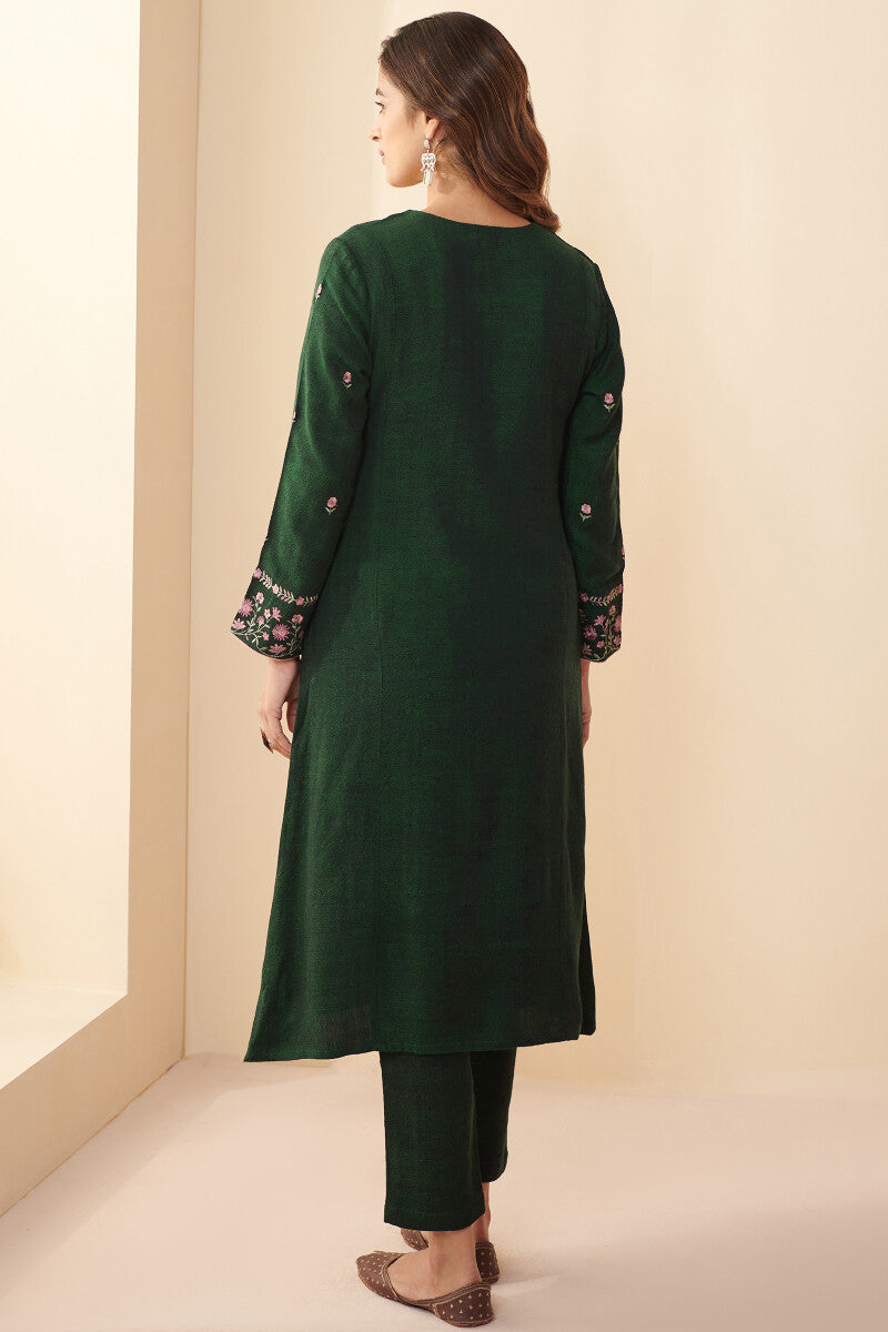 Naadirah Sahana Faux Wool Handloom Kurta