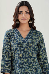 Sehra Laila Ajrak Kurta