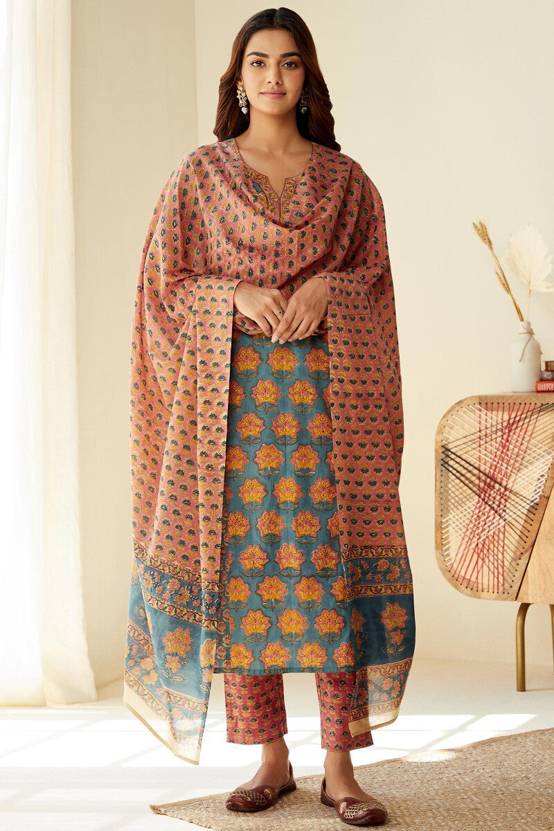 Gulzar Ruhi Sanganeri Narrow Pants