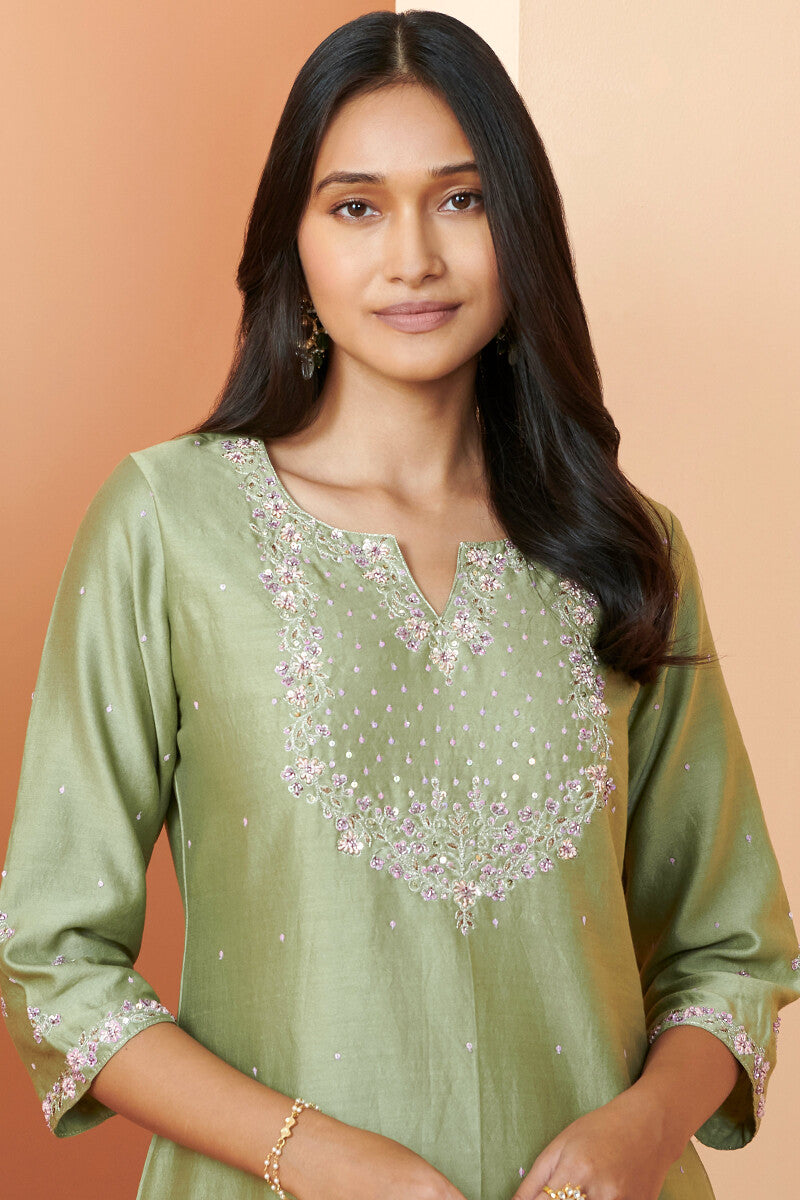 Shirin Mehreen Chanderi Kurta