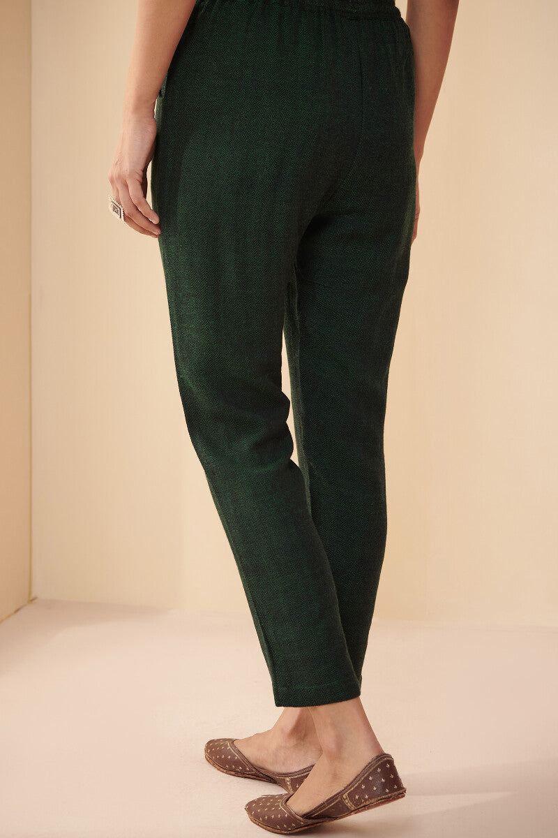 Naadirah Sahana Faux Wool Handloom Narrow Pants