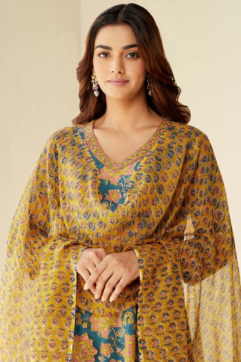 Gulzar Ruhi Sanganeri Kota Dupatta