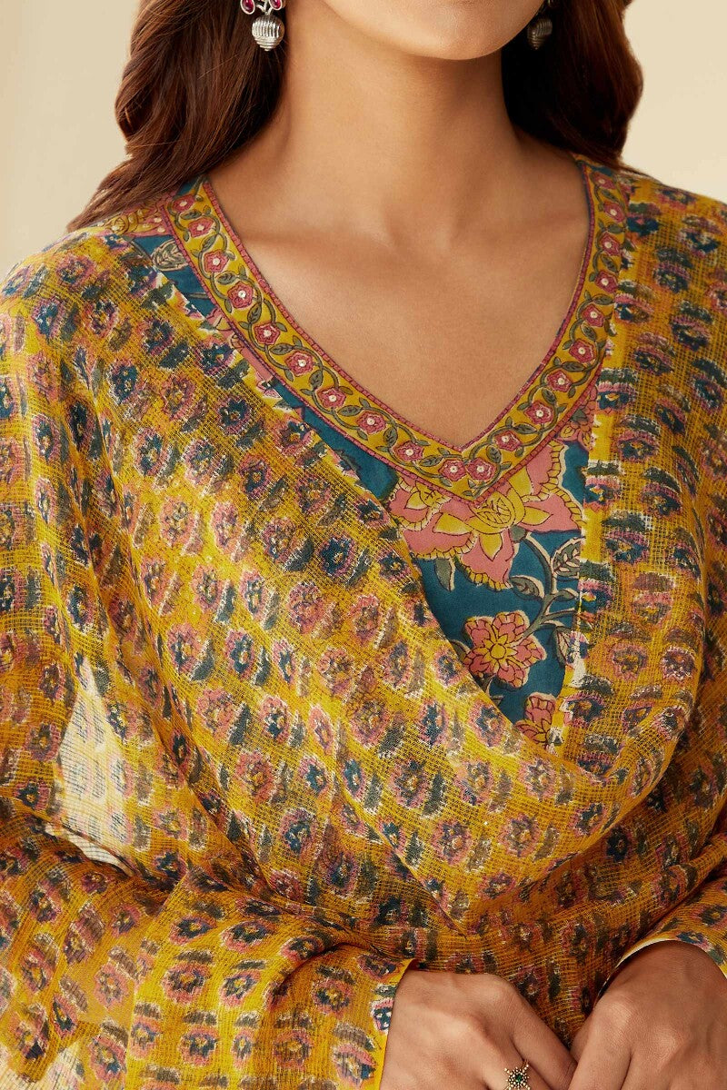 Gulzar Ruhi Sanganeri Kota Dupatta