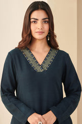 Naadirah Farah Faux Wool Handloom Kurta