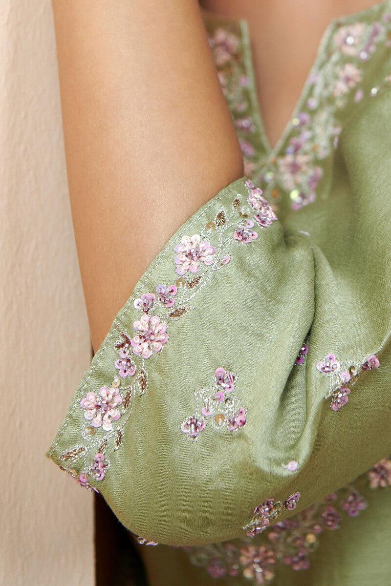 Shirin Mehreen Chanderi Kurta